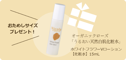 �y�v���[���g�I�z�����߂��T�C�Y�I�z���C�g�t�����[V���[�V���� �y���ϐ��z15mL